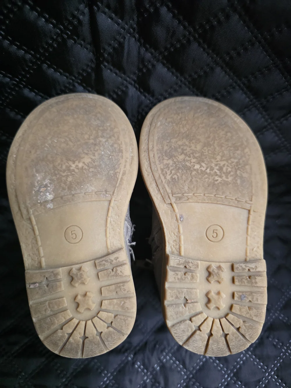 Rachel Shoes Kids Boots in Light Tan Rubber Sole